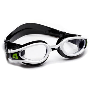 Aqua Sphere Kaiman EXO Swim Goggles - Black/White and Clear Lens