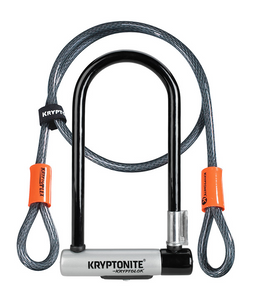 Kryptonite Kryptolok STD With 4' Flex Cable Key Lock
