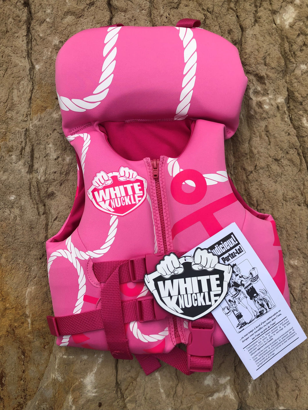 White Knuckle Neoprene Life Vest Pink - Child