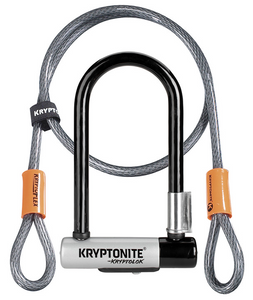 Kryptonite KryptoLok Mini-7 (black) with 4' Cable Key Lock