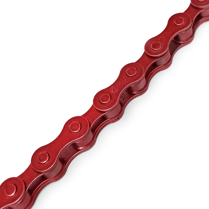 Red KMC Bicycle Chain